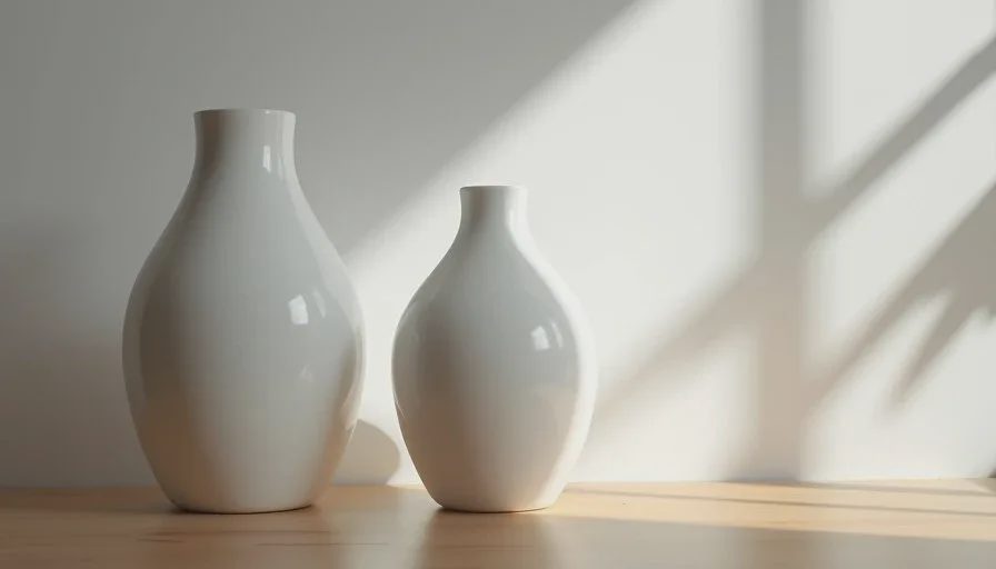 First Image2.5 generation of a matte ceramic vase showing unwanted plastic-like sheen and smoothed texture