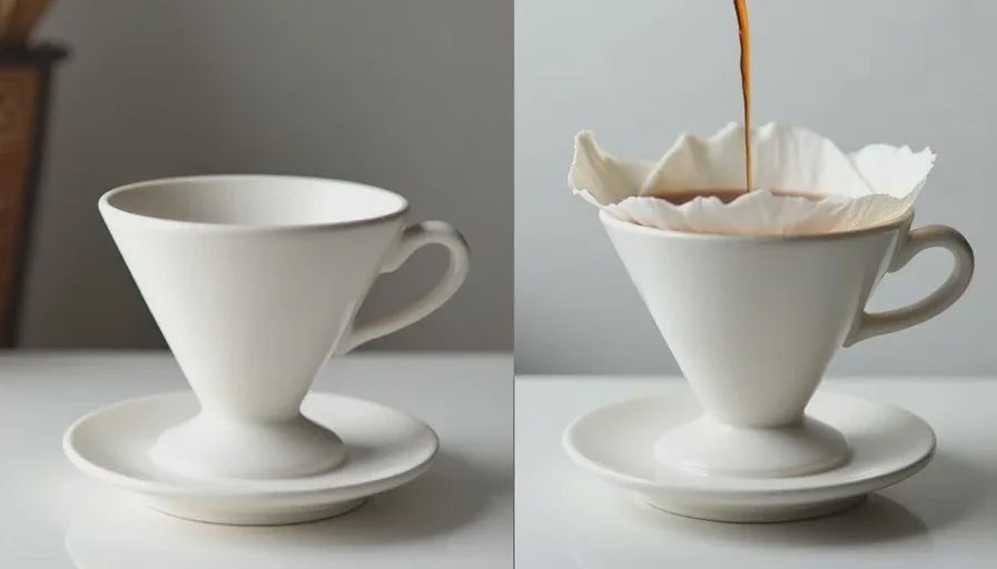Final concept selection after baseline lock and focused variation testing Selected Image2.5 product concept set for a small online shop showing consistent ceramic form across baseline and simple context variations